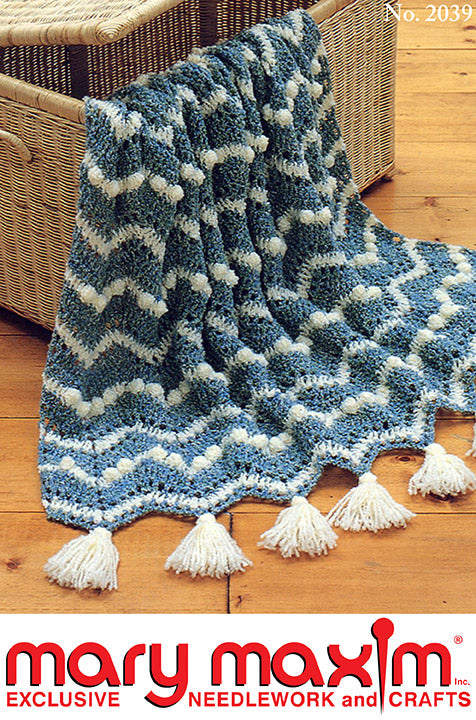 Modèle afghan au crochet à boucle douce