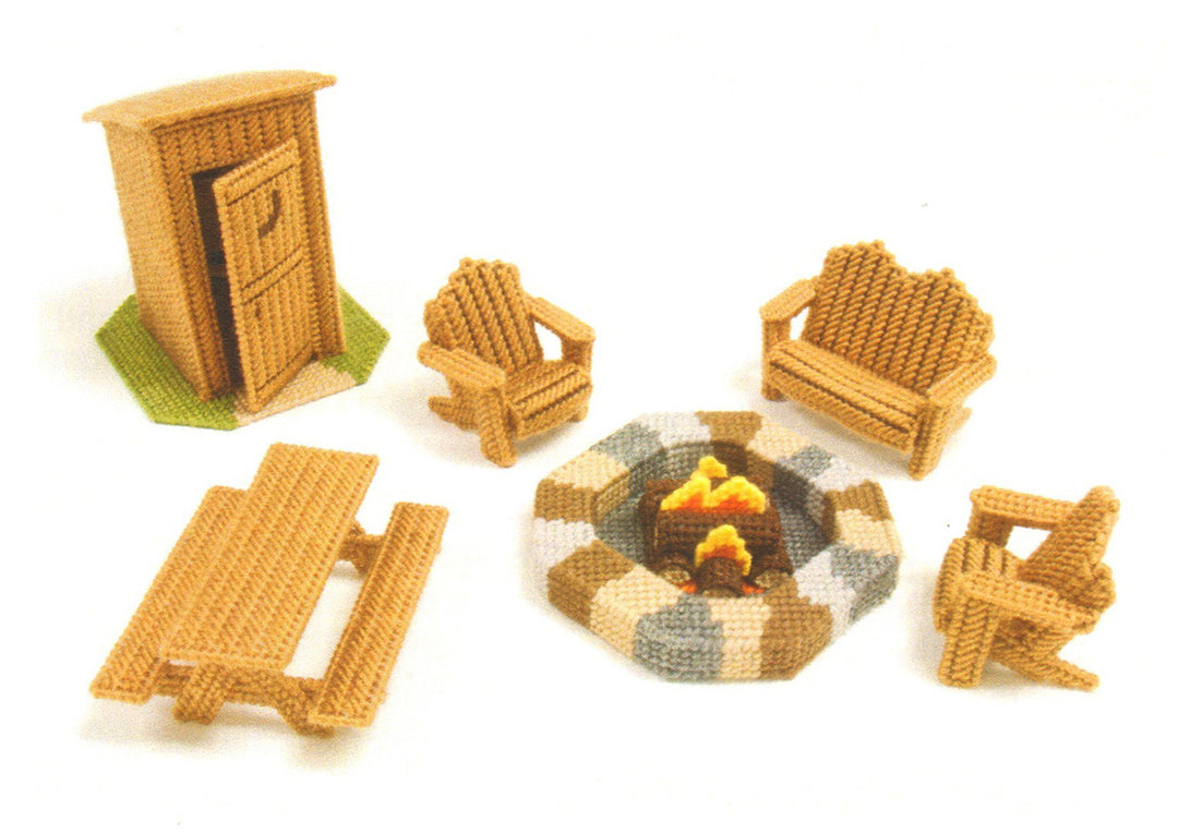 Outdoor Log Cabin Furniture Pattern