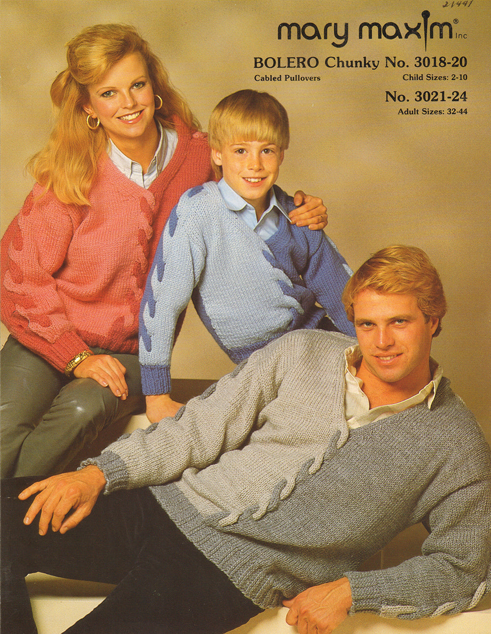 Adult Cable Pullover Pattern