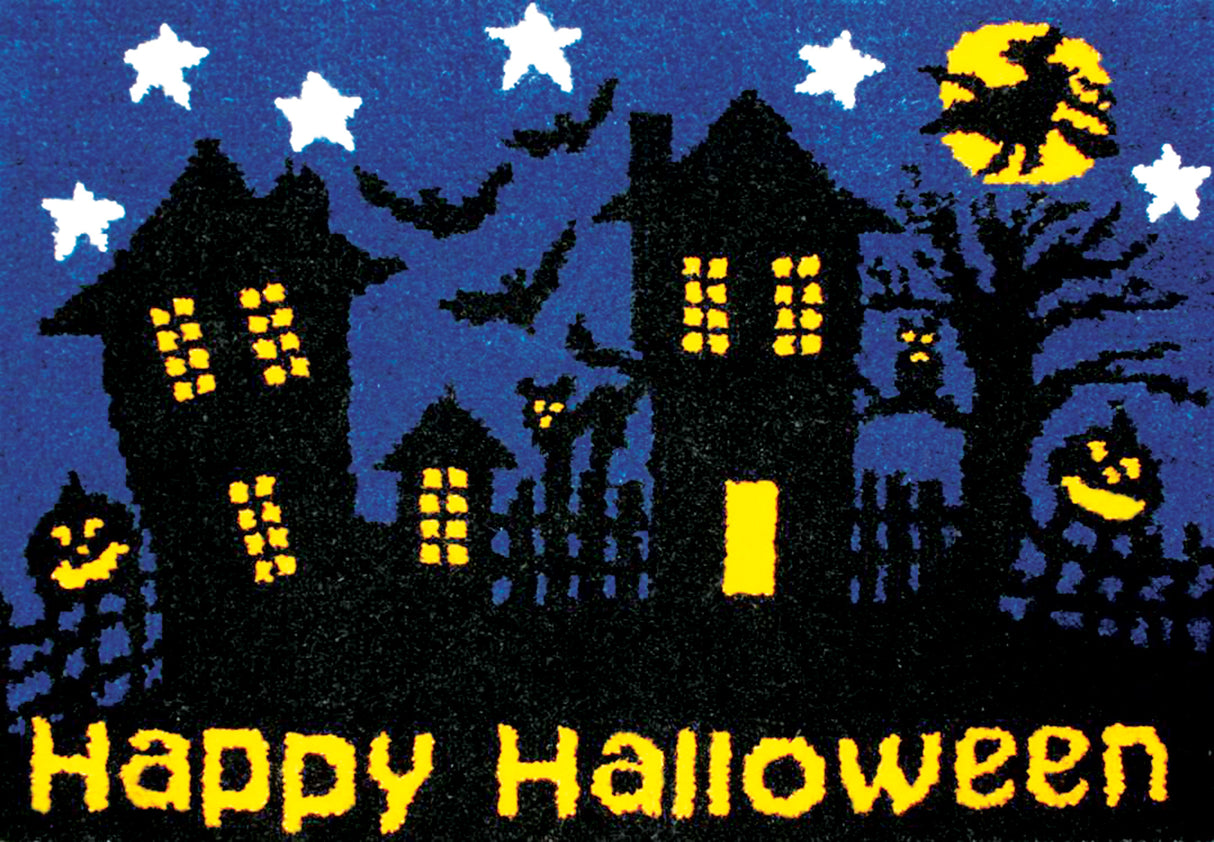 Happy Halloween Rug Pattern