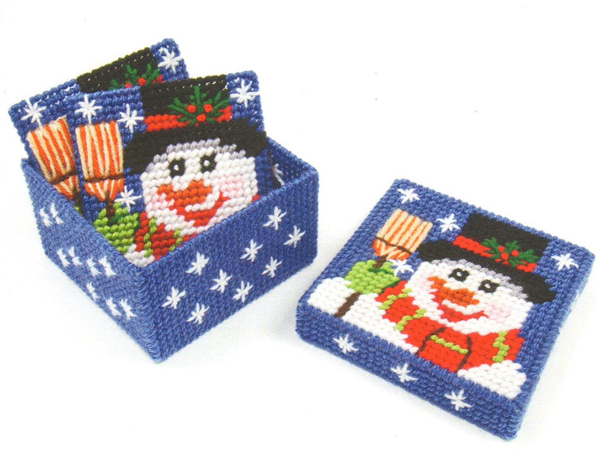 Snowman Coaster Pattern