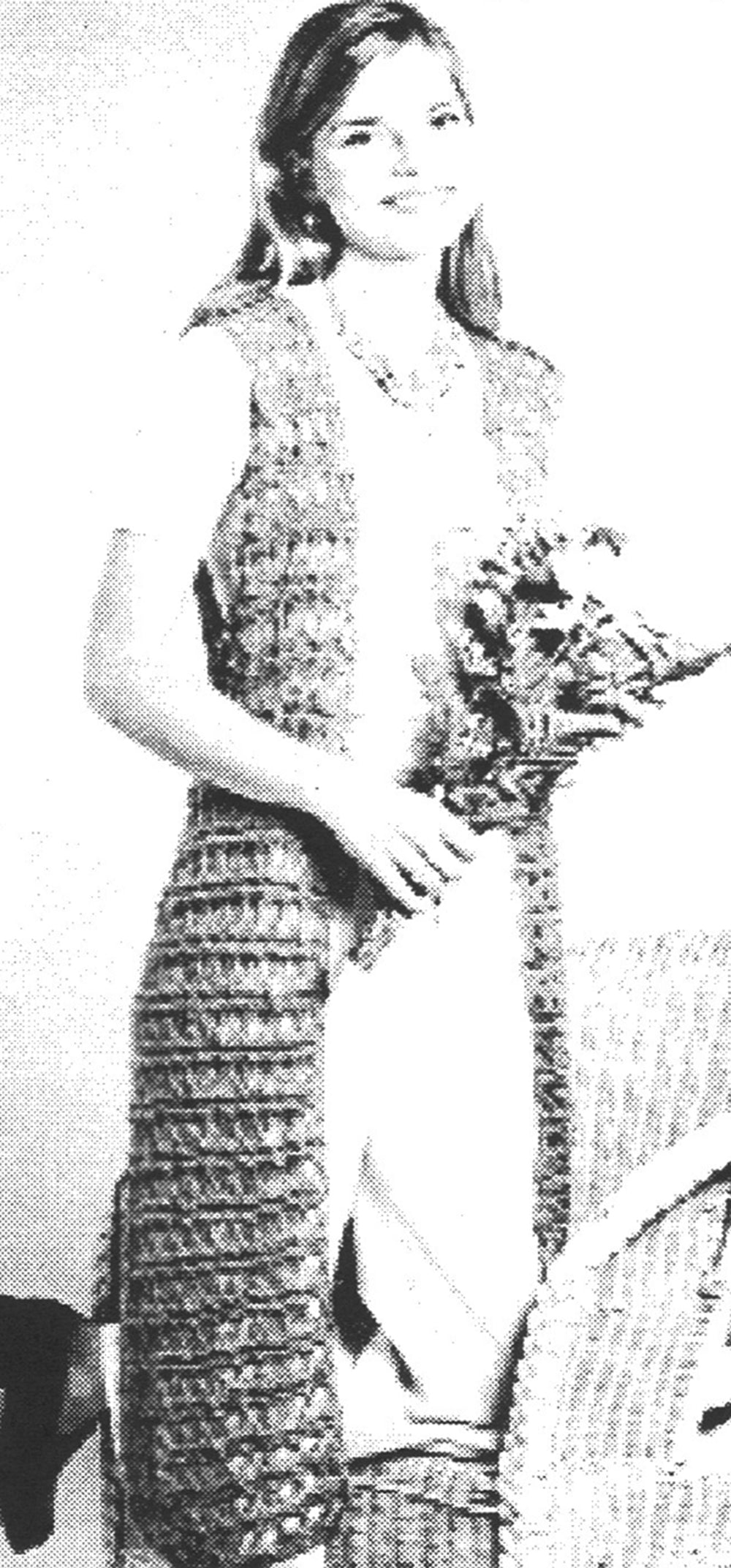 Modèle de gilet long et en dentelle