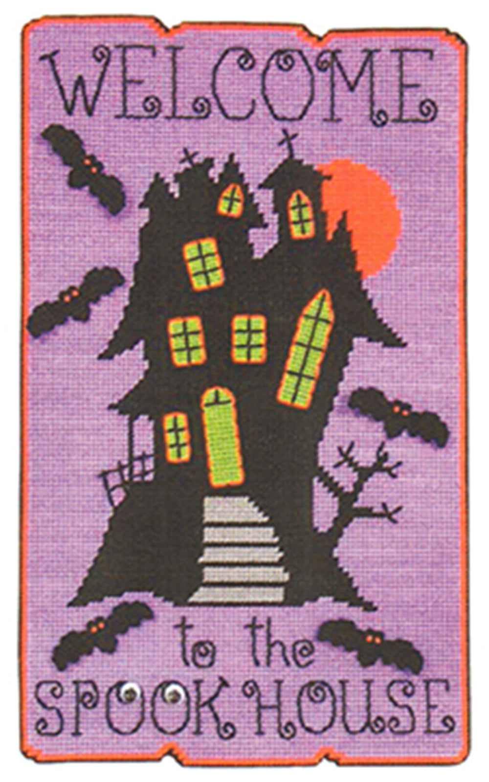 Spook House Welcome Sign Pattern