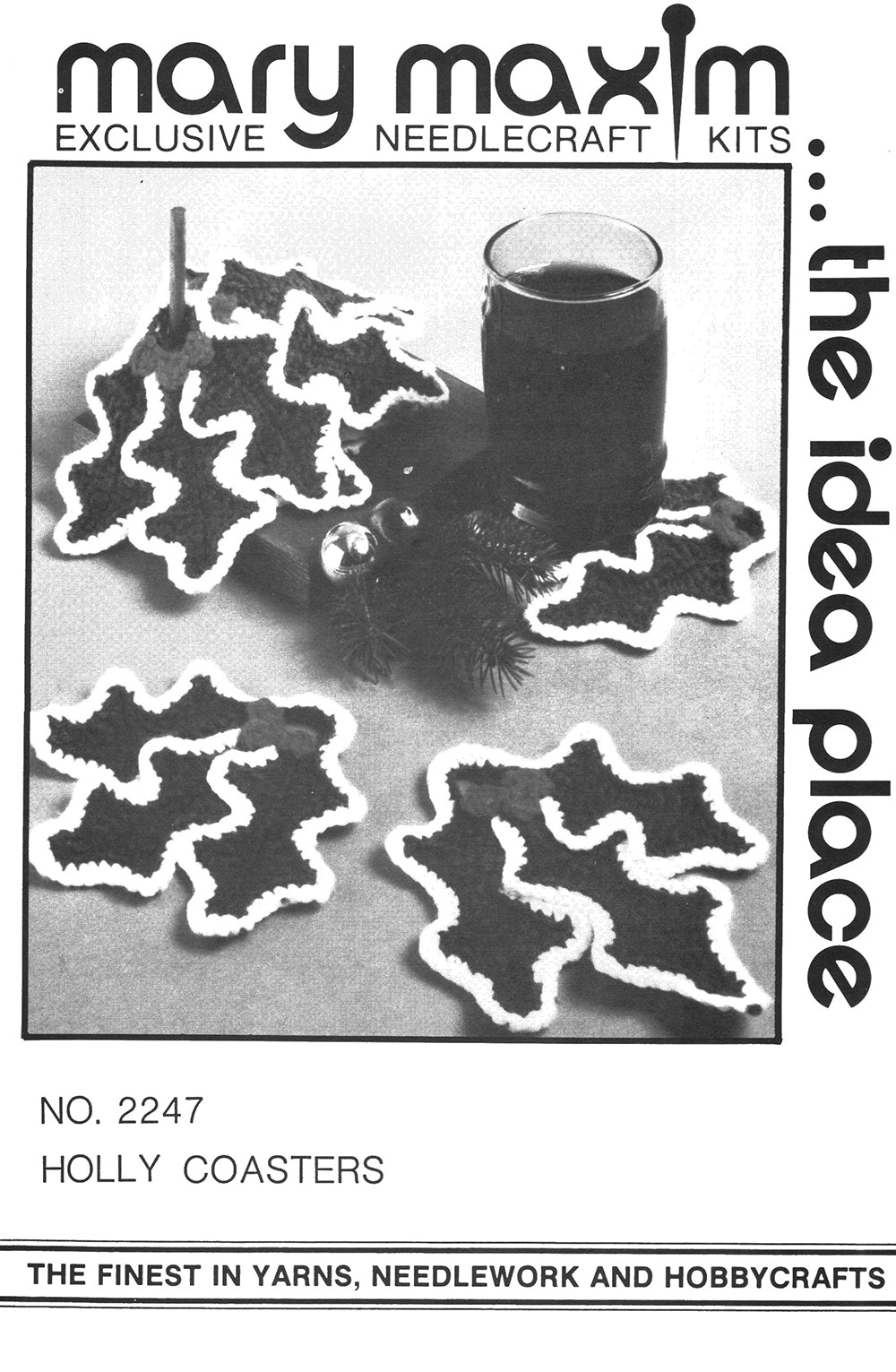 Modèle de dessous de verre Holly