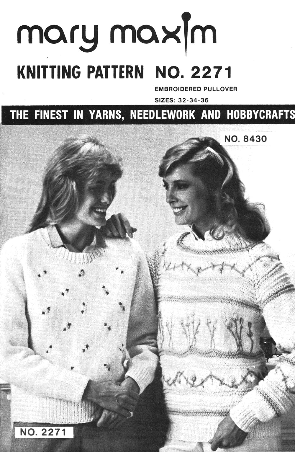 Embroidered Pullover Pattern