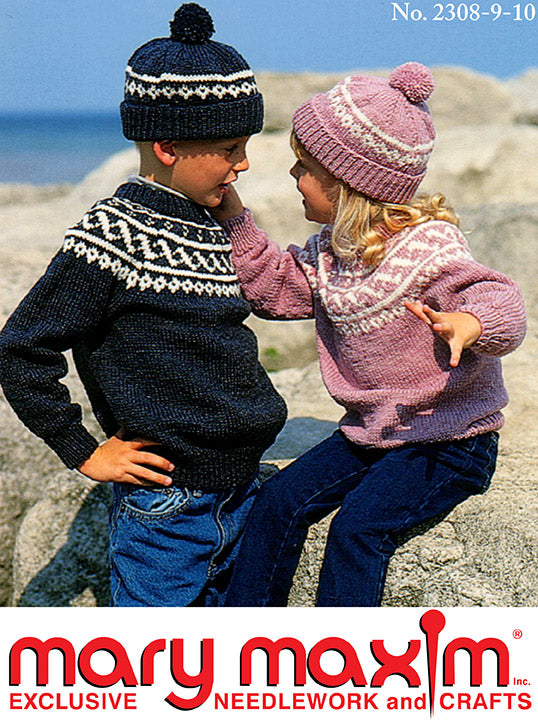Modèle de pull et de chapeau pour enfants