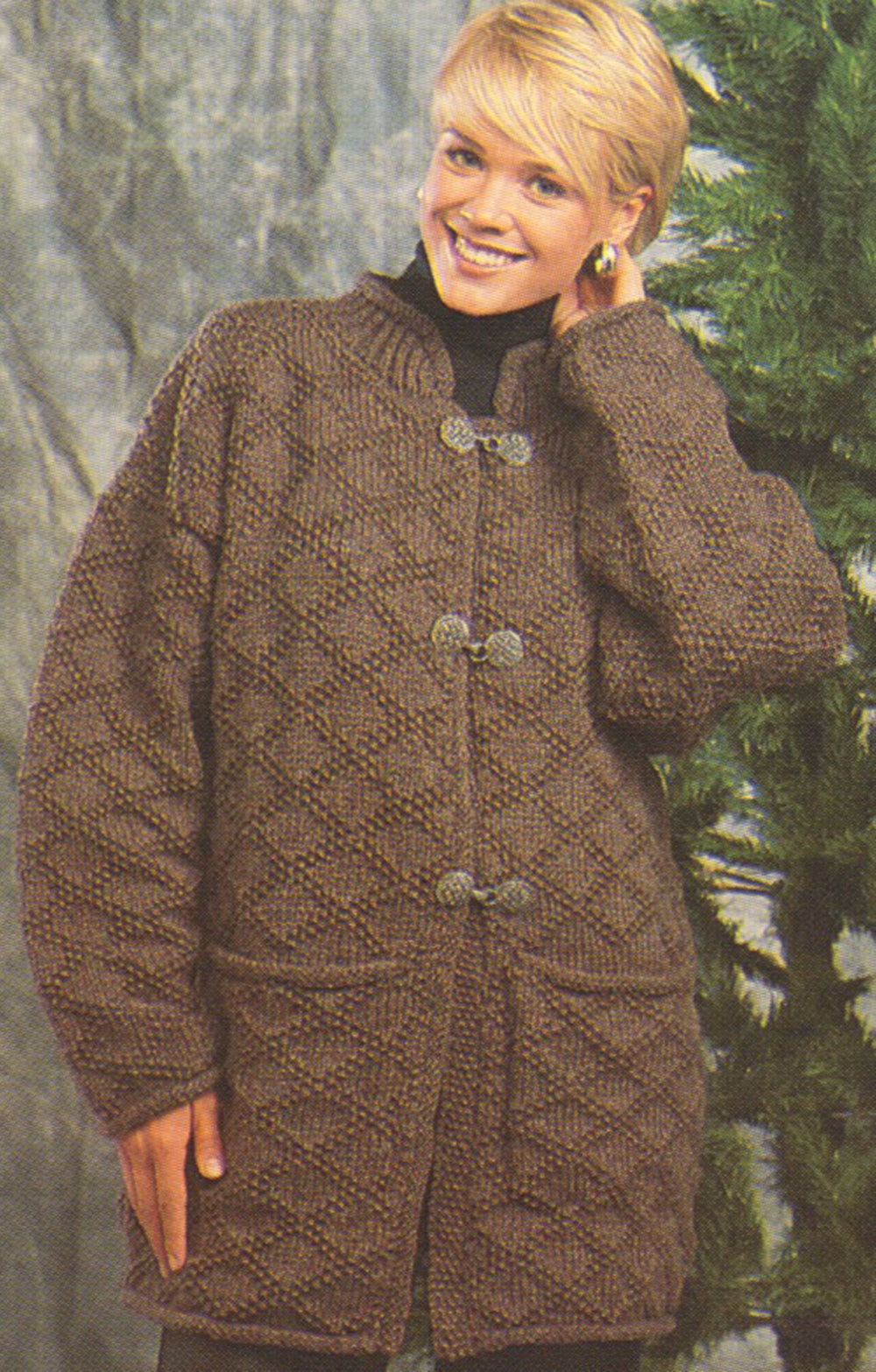 Patron de veste en brocart