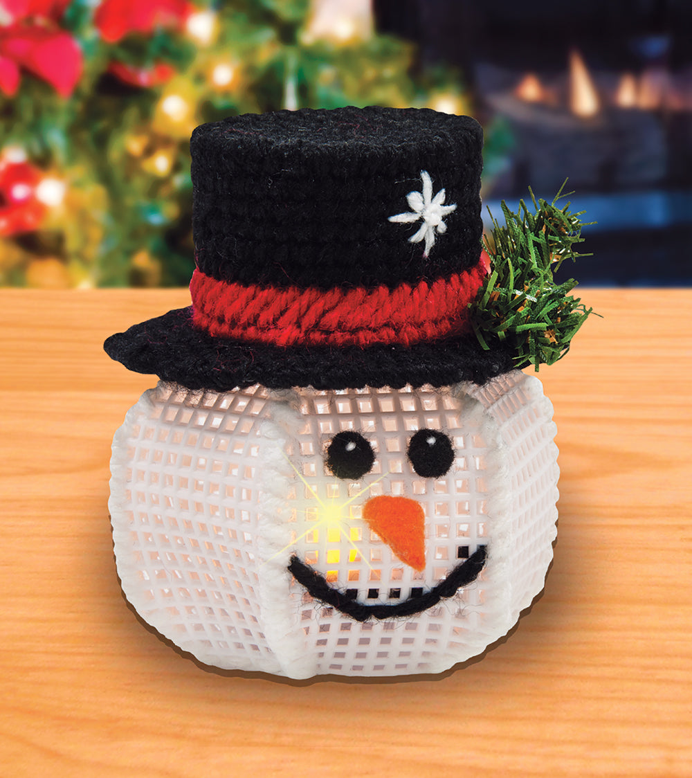 Snowman Tea Lights Pattern