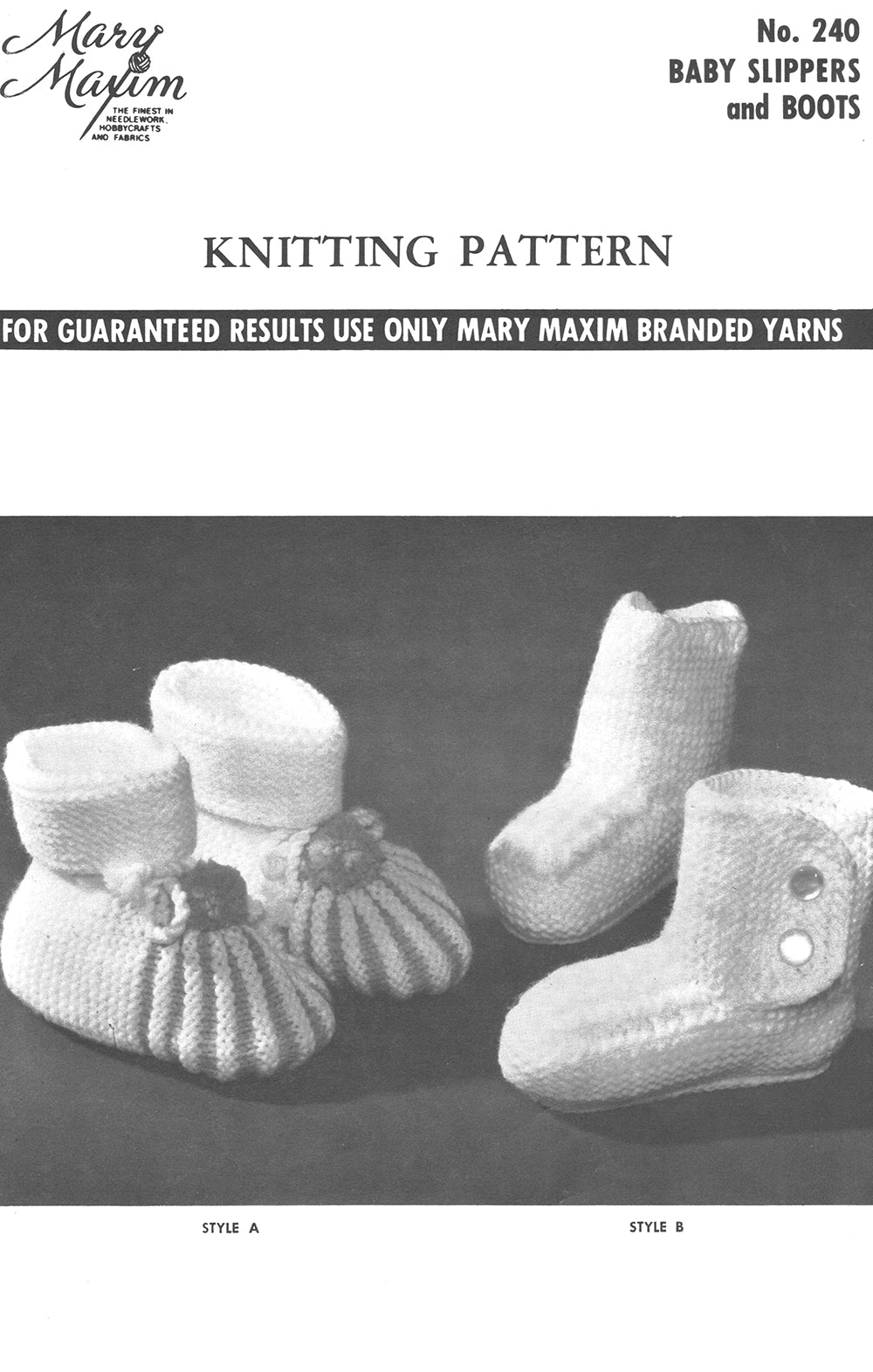 Modèle de pantoufles et de bottes pour bébé