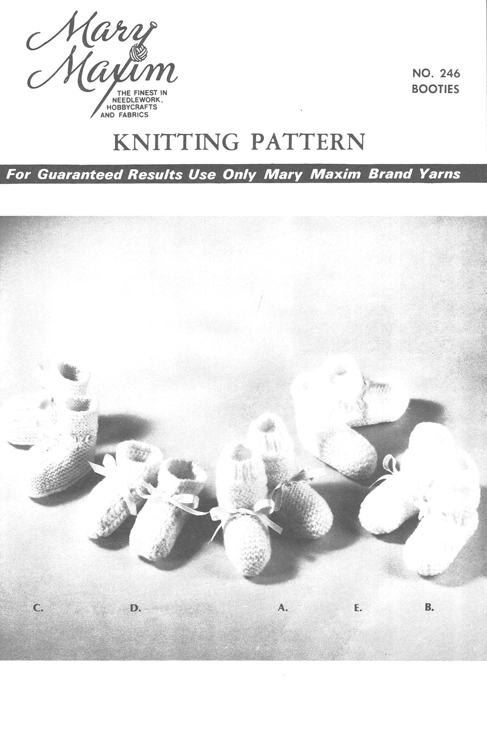 Modèle de bottillons