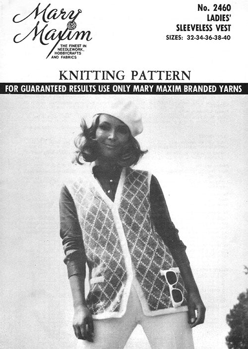 Ladies' Sleeveless Vest Pattern