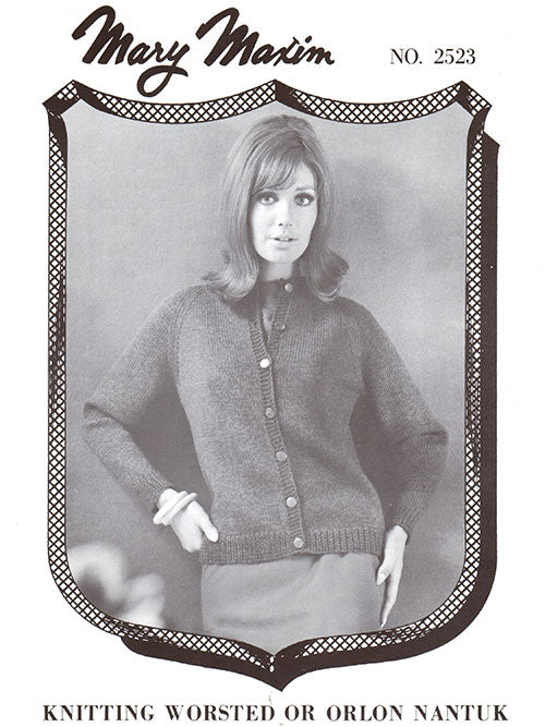 Modèle de cardigan à col rond