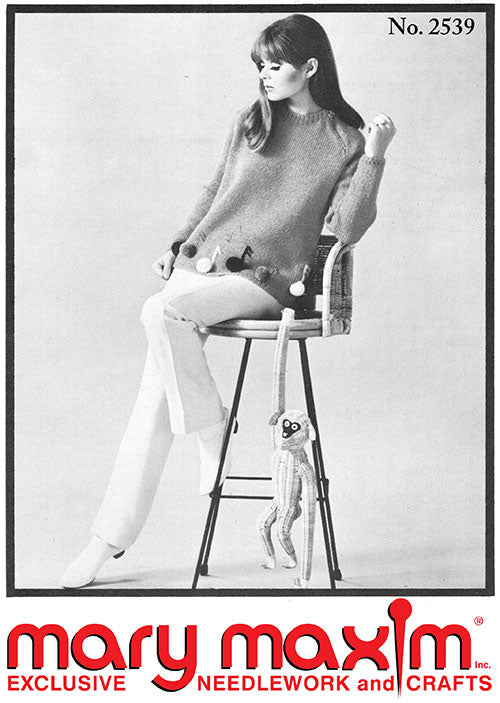 Modèle de pull avec note de musique