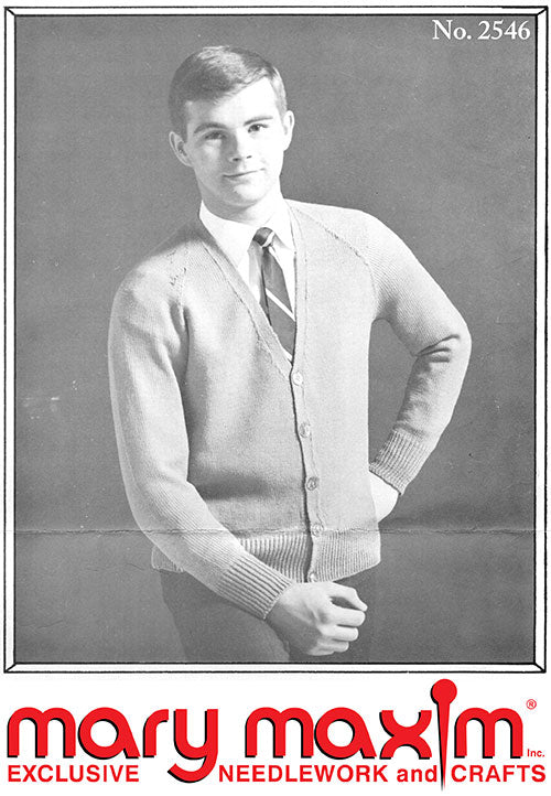 V-Neck Cardigan Pattern