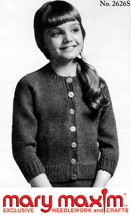 Modèle de cardigan pour enfants 2-6