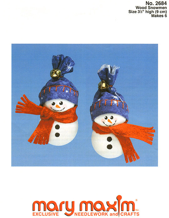 Wood Snowmen Pattern