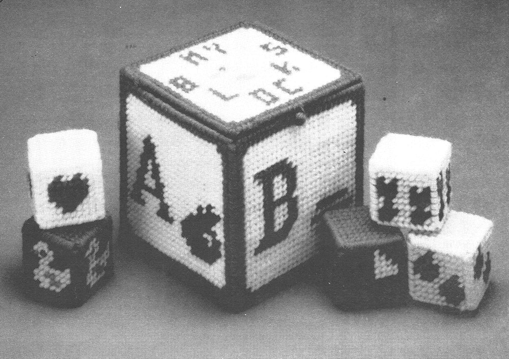 Needlepoint Baby Blocks Pattern