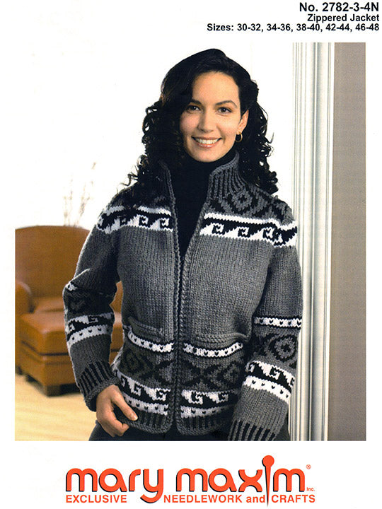 Modèle de veste zippée