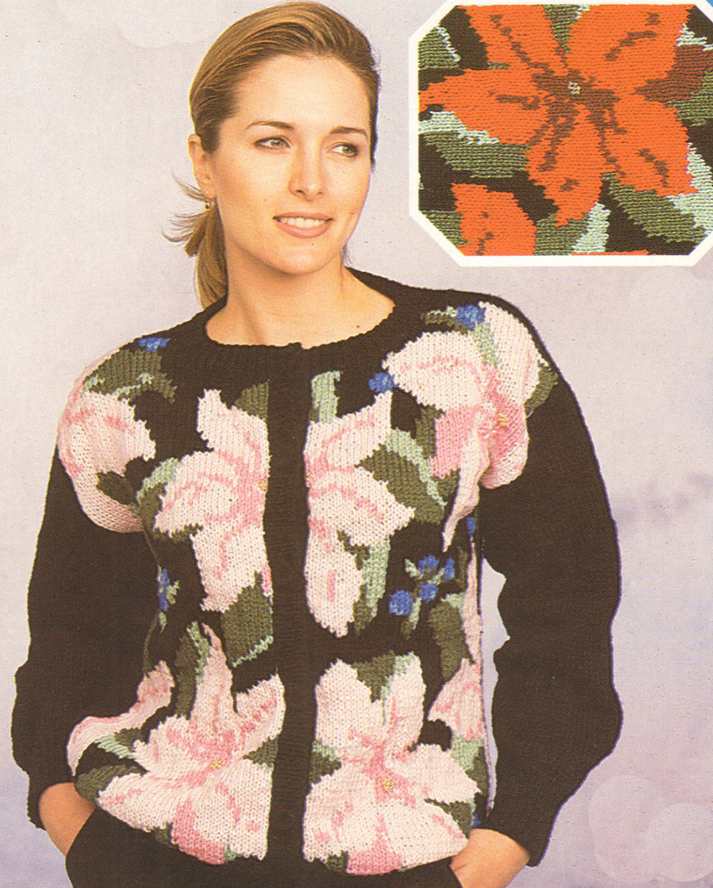 Poinsettia Cardigan Pattern