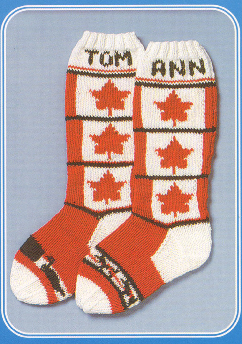 Maple Leaf Stockings Pattern