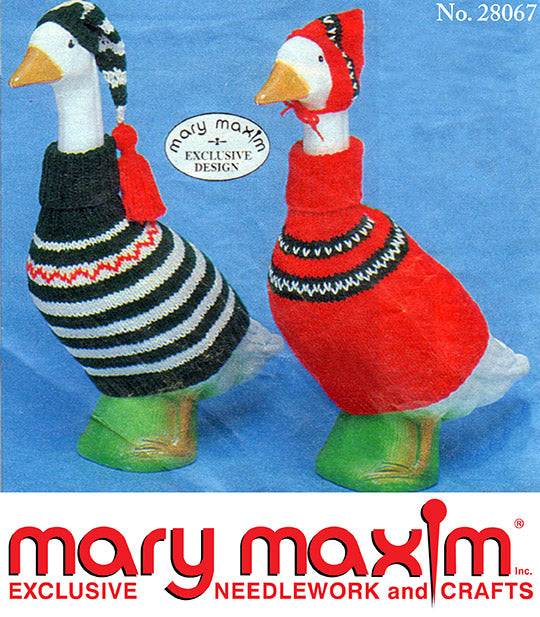Goose Sweater and Hat Sets Pattern