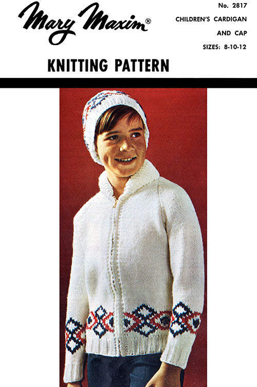 Patron de cardigan et casquette pour enfants