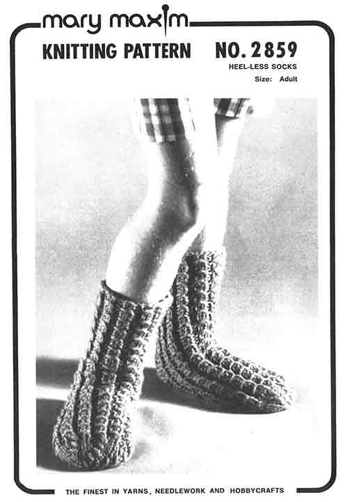 Heel-less Socks Pattern