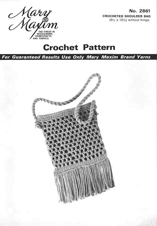 Modèle de sac à bandoulière au crochet