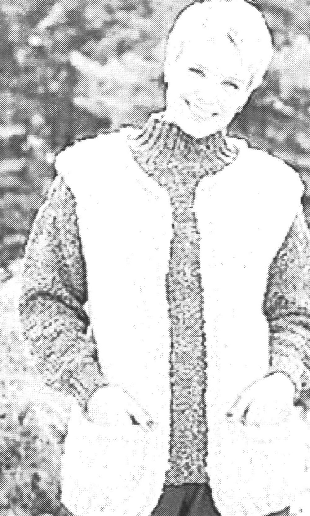 Modèle de gilet long et confortable