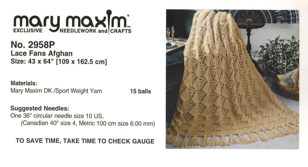 Éventails en dentelle motif afghan