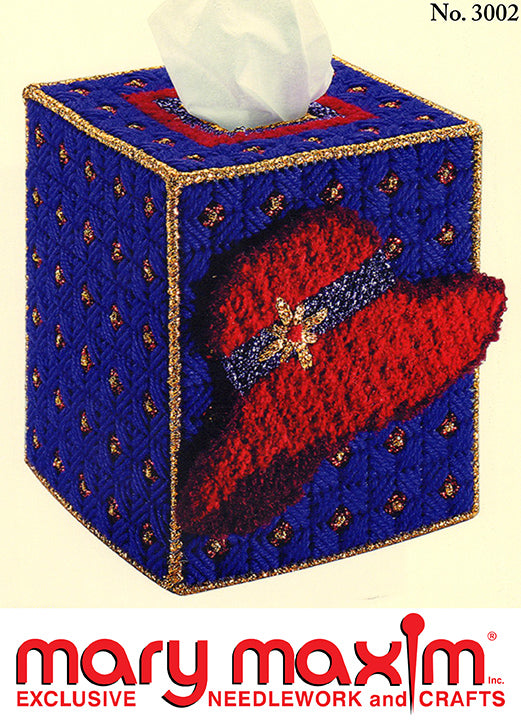 Red Hat Tissue Box Cover Pattern