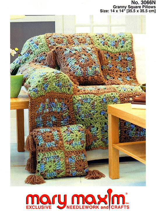 Granny Square Pillows Pattern