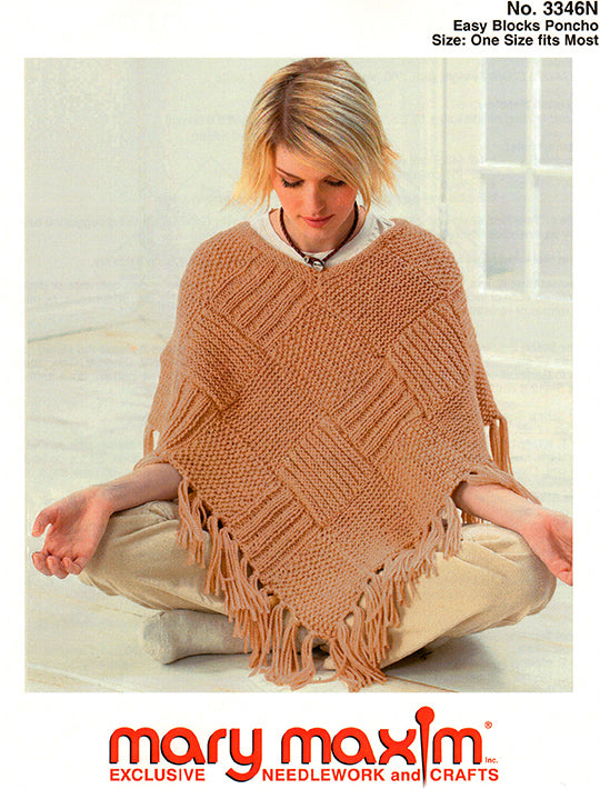 Free Easy Blocks Poncho Pattern