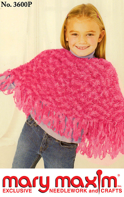 Free Knit Boa Poncho Pattern