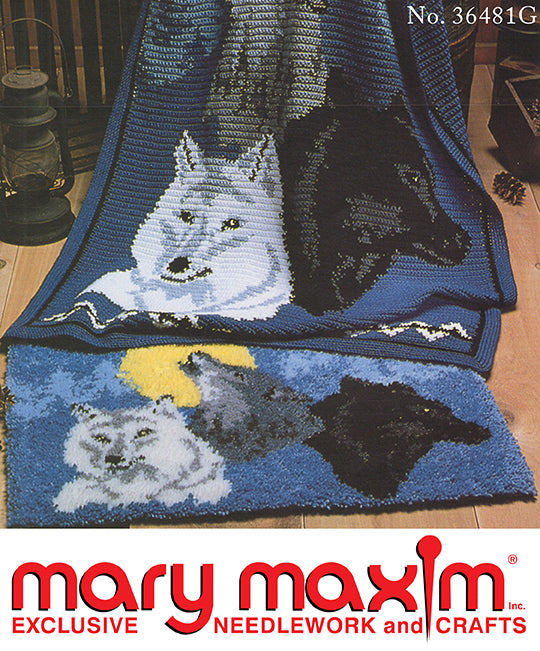 Wolves Rug Pattern