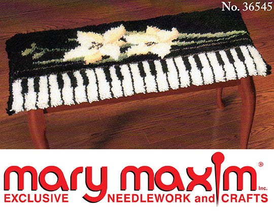 Lily Piano Bench Cover Pattern