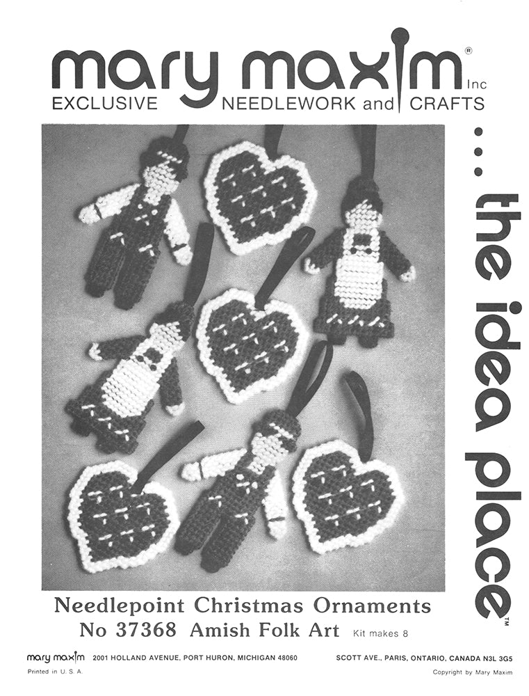 Needlepoint Christmas Ornaments Pattern