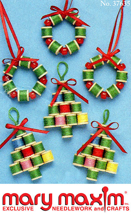 Spool Trees and Wreaths Pattern