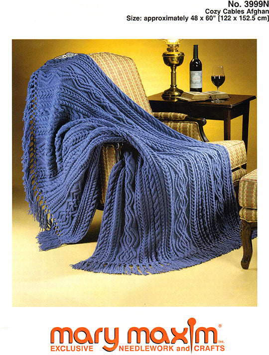 Câbles confortables motif afghan