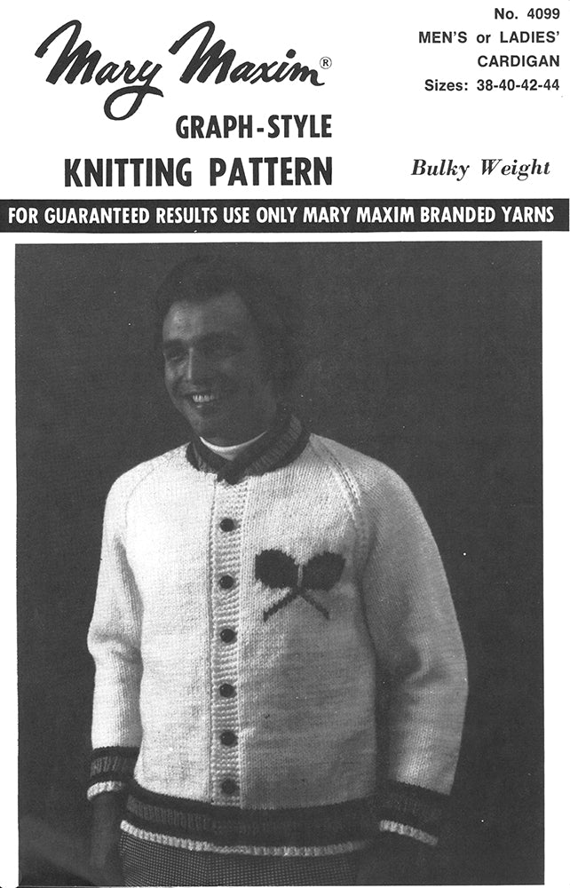 Men's or Ladies' Cardigan Pattern