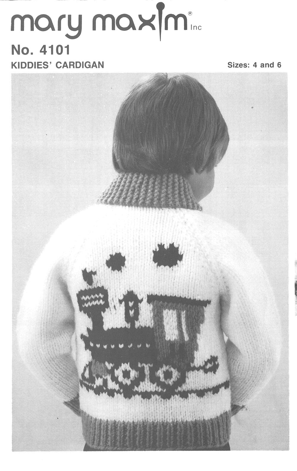 Kiddies' Train Cardigan Pattern