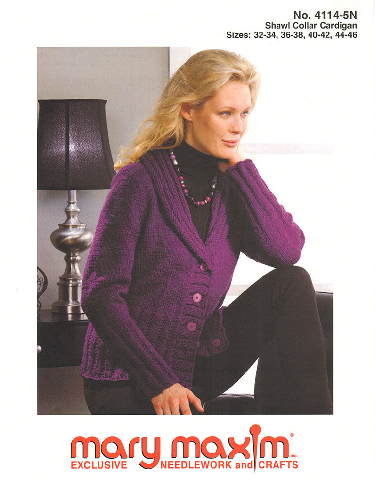 Shawl Collar Cardigan Pattern