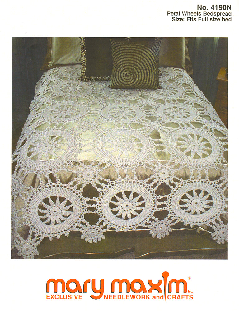 Petal Wheels Bedspread Pattern