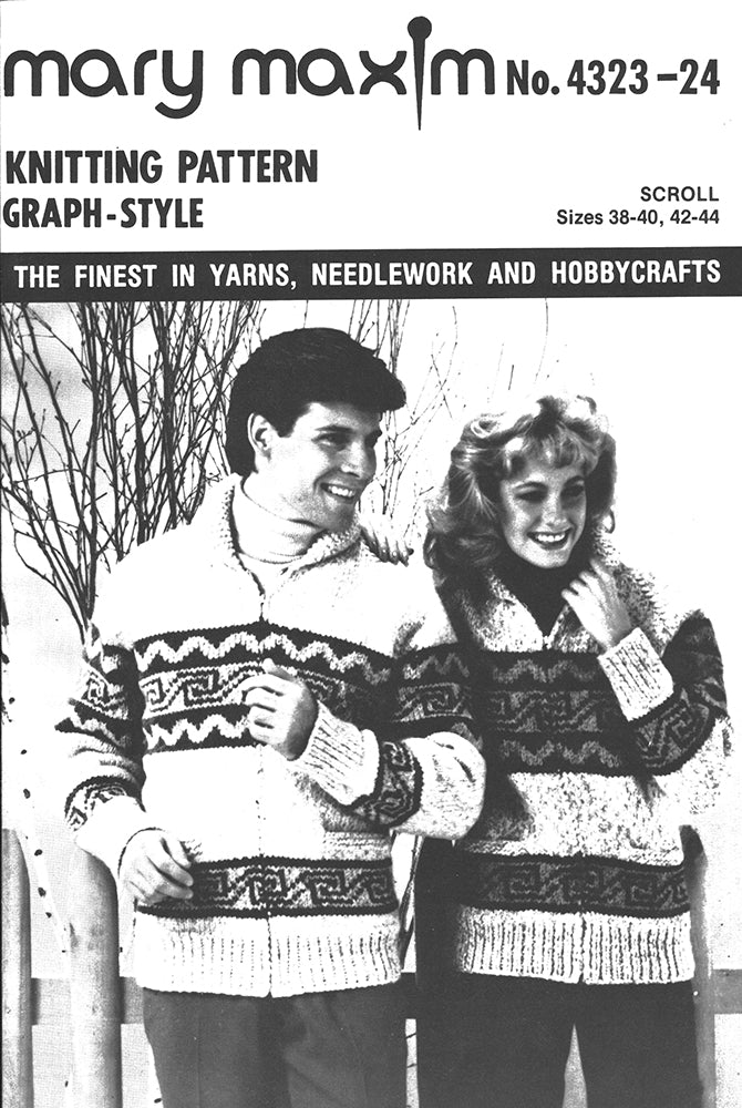 Scroll Cardigan Pattern