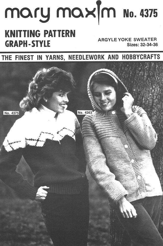 Argyle Yoke Sweater Pattern