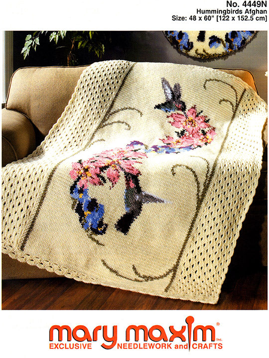 Hummingbirds Afghan Pattern