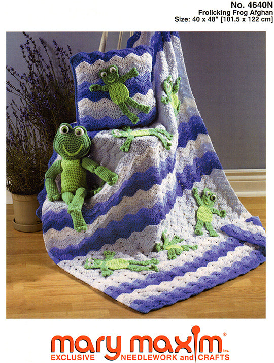 Frolicking Frog Afghan Pattern