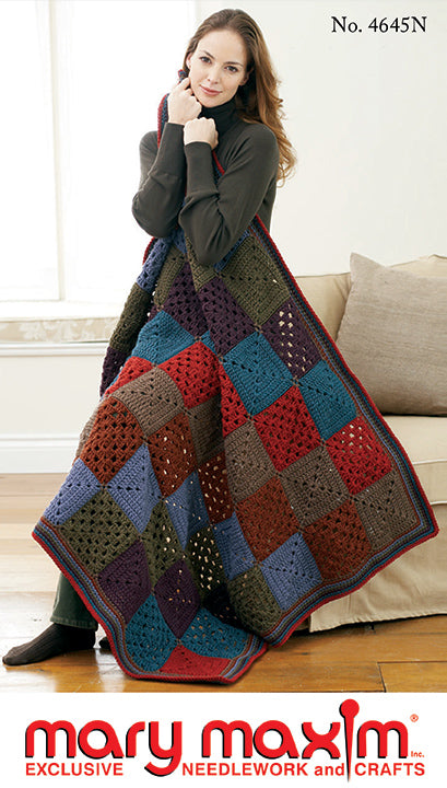 Harvest Colours Granny Afghan Pattern