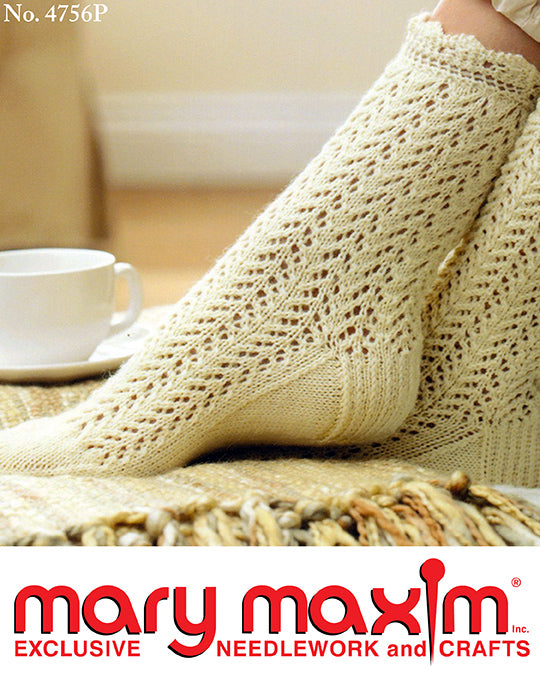 Lace Socks Pattern – Mary Maxim Ltd