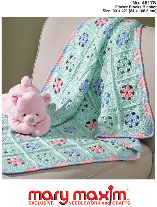 Flower Blocks Blanket Pattern